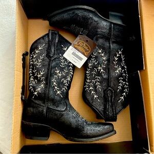 Women’s western black boots, JB Dillon,  Size 7.5